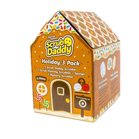 scrub daddy Other - Scrub Daddy Special Edition Gingerbread House Sponge - 3ct - Exclusive to Target